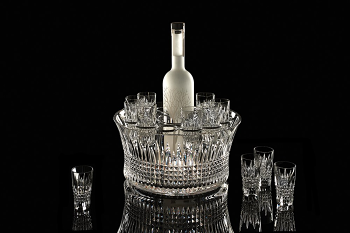 Lismore Diamond Vodka Set of 6 Shot Glasses