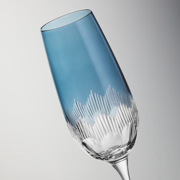 Mixology Flute 335ml Mixed Pattern Set of 4