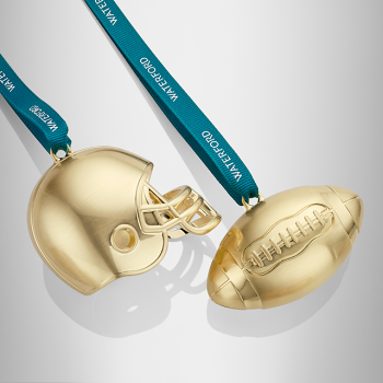 Football/ Football Helmet Ornament, Set of 2