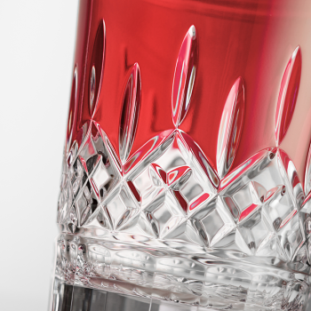 Lismore Red Biscuit Barrel 19cm