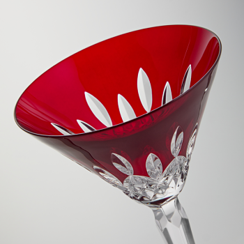 Lismore Red Martini 220ml Set of 2