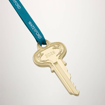 Christmas Key Golden Ornament