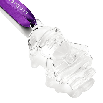 Marquis Holiday Santa Ornament