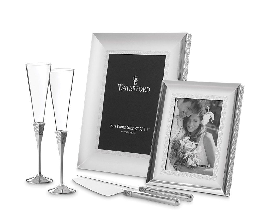 Lismore Diamond Silver Frame 5 x 7" Waterford®