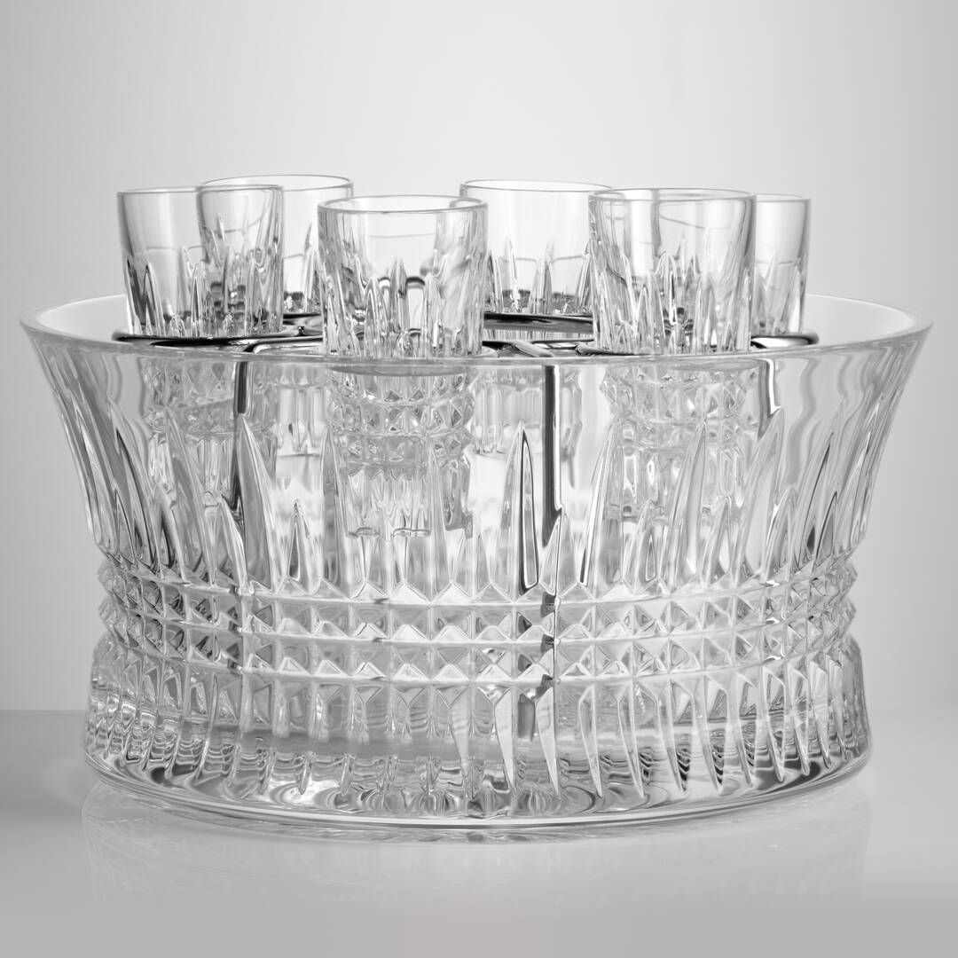 Lismore Diamond Vodka Set of 6 Shot Glasses