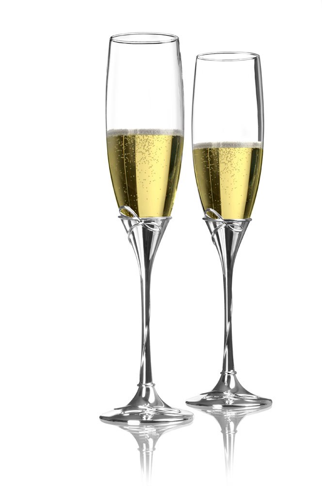 Waterford Crystal Ribbon Toasting Flute Pair Waterford® Crystal