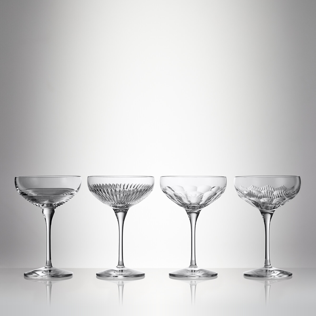 Mixology Coupe Large 280ml Mixed Set of 4
