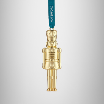 Christmas Nutcracker Golden Ornament