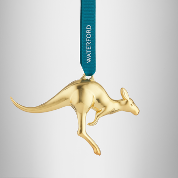 Kangaroo Golden Ornament