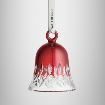 Lismore Bell Ornament Red