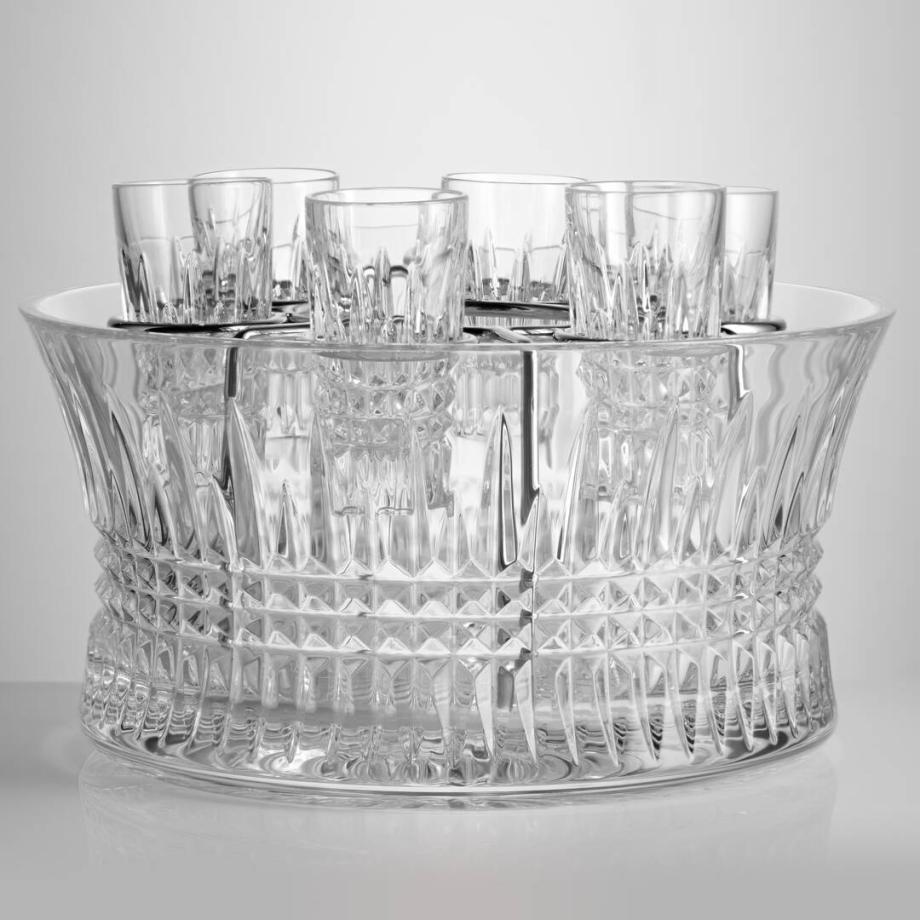 Lismore Diamond Vodka Set of 6 Shot Glasses
