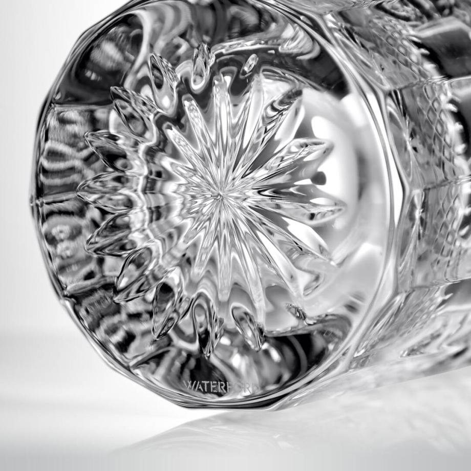 Lismore Black Vase 25cm