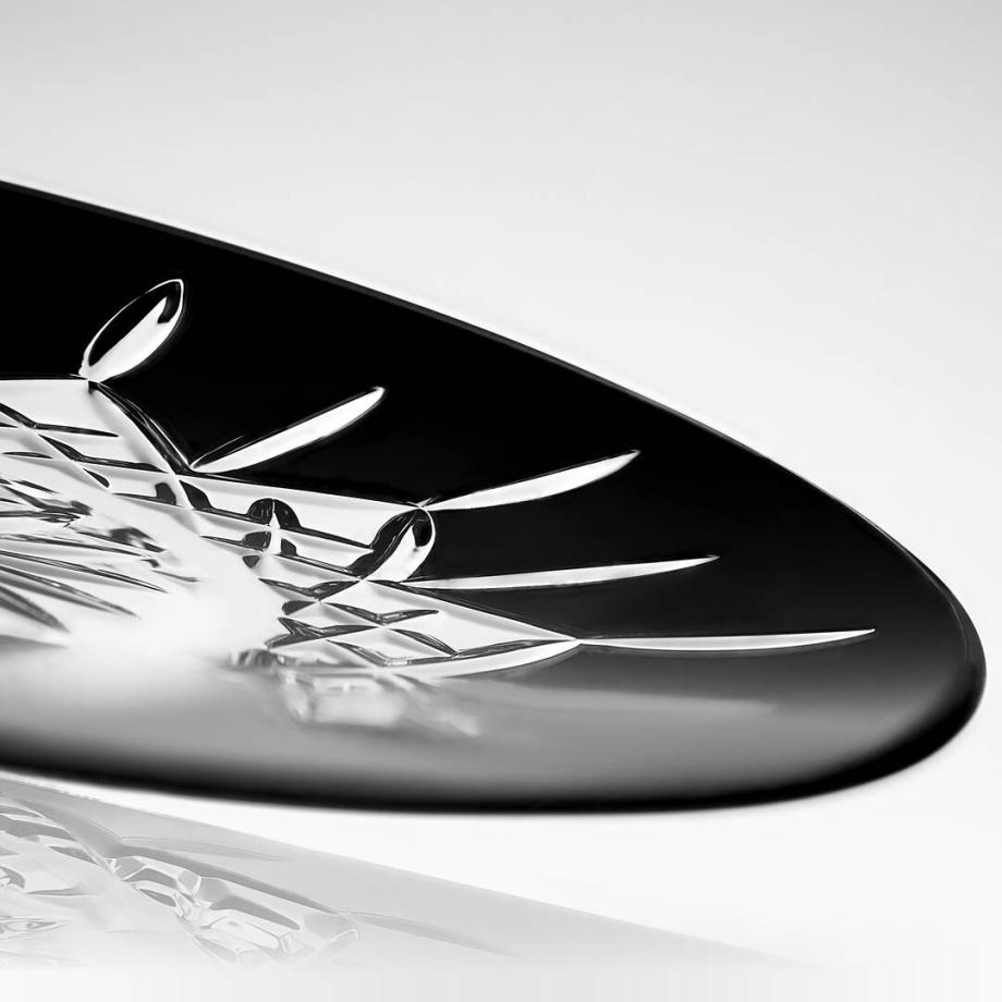 Lismore Black Decorative Plate 30cm