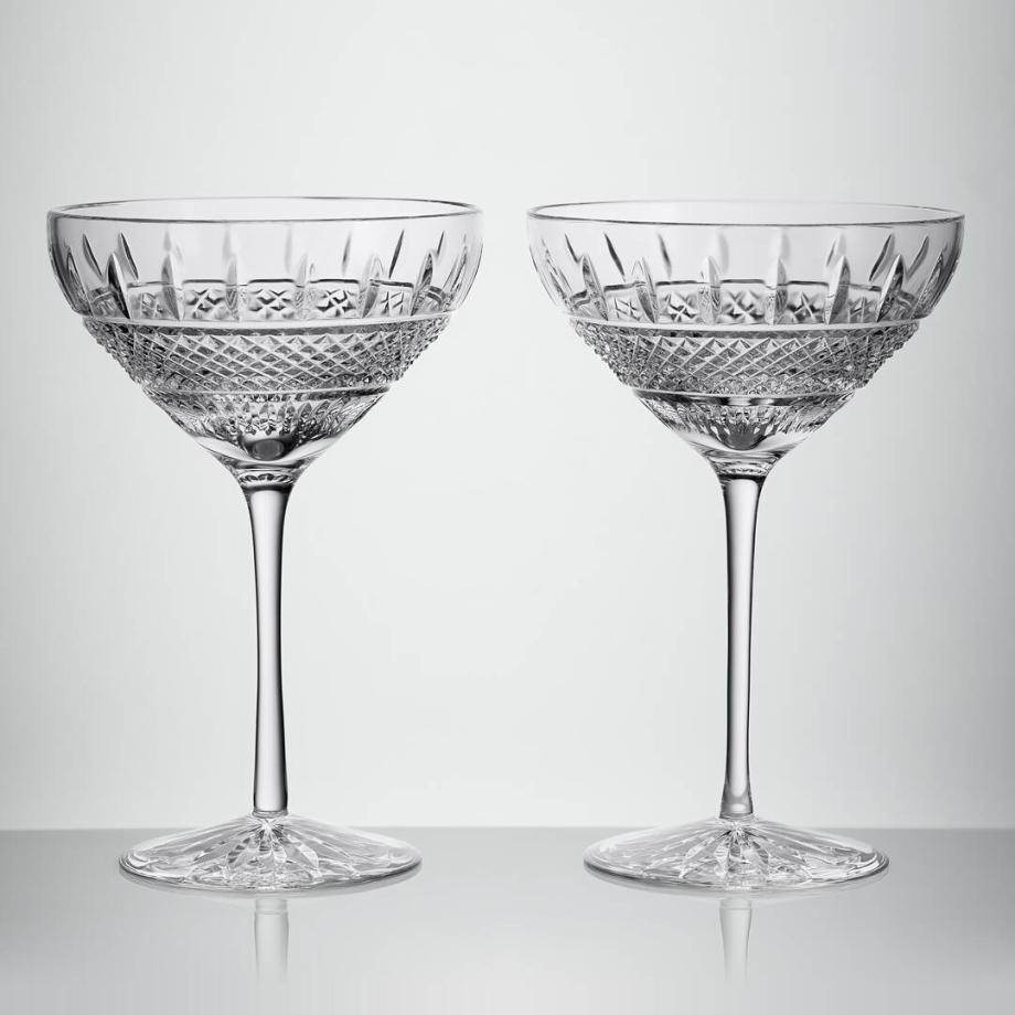 Irish Lace Martini Pair 300ml