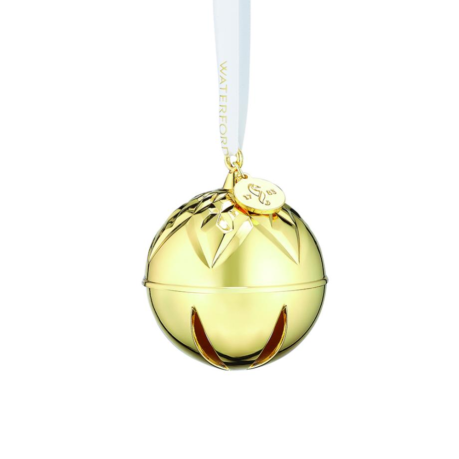 Christmas Golden Ornaments Sleigh Bell