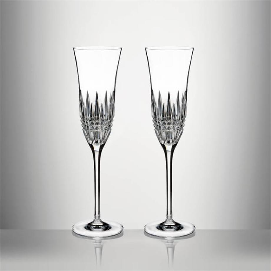 Lismore Diamond Essence Flute Pair