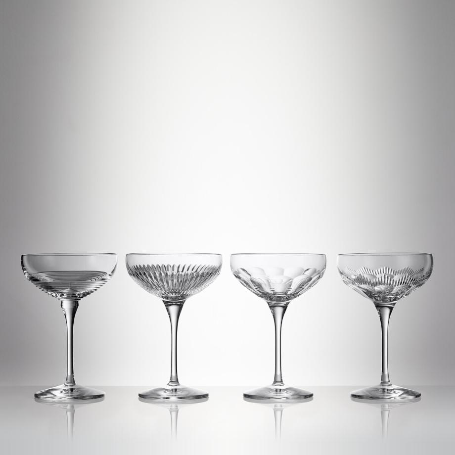 Mixology Coupe Large 280ml Mixed Set of 4