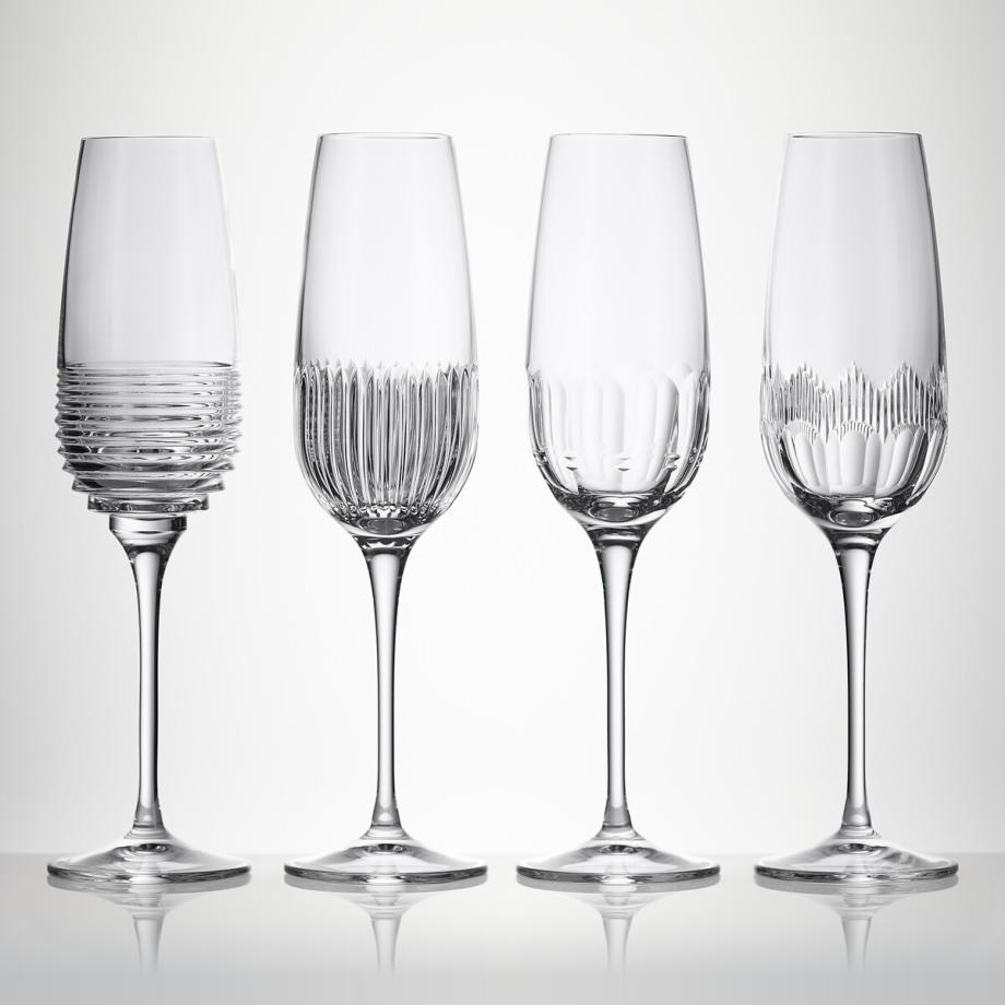 Mixology Flute Mixed Set of 4