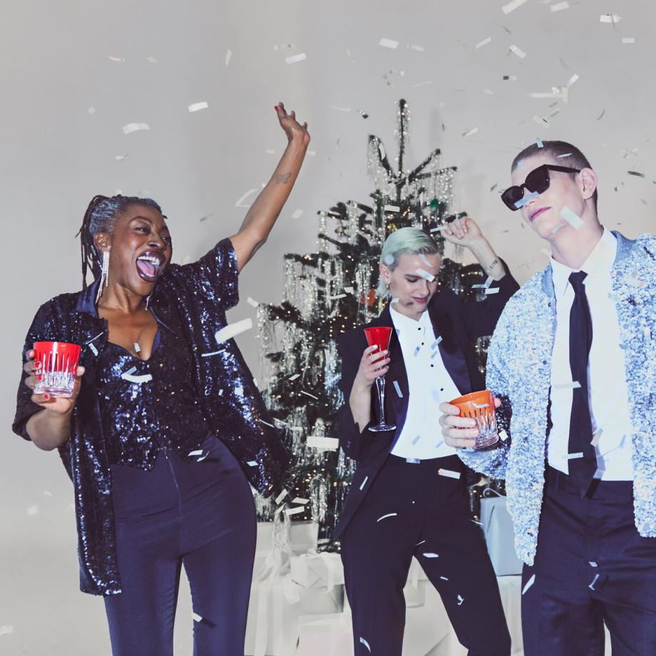 New Year Tumblers Firework, Set of 6 Mixed