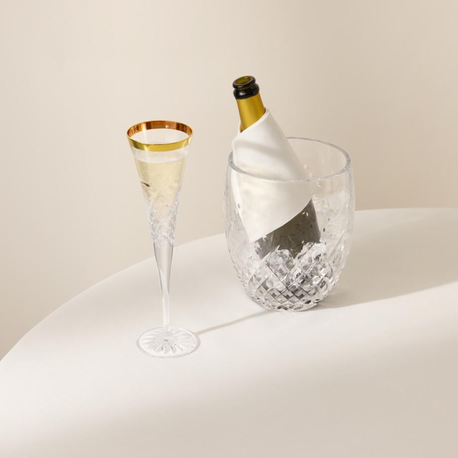 Celebrations Toasting Flute 145ml Gold S/2