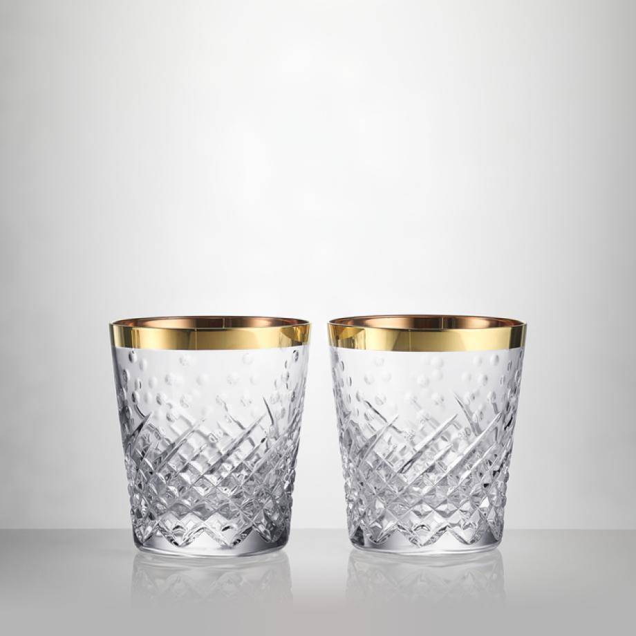 Celebrations Tumbler 340ml Gold S/2