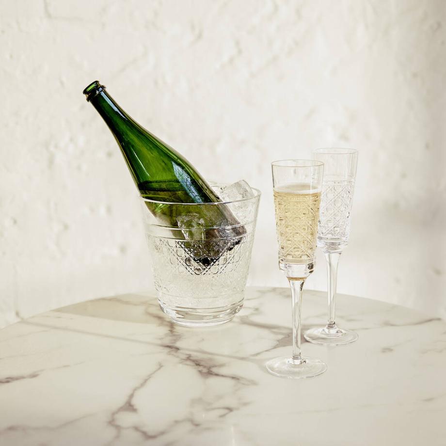 Opulence Ice Bucket and Tongs