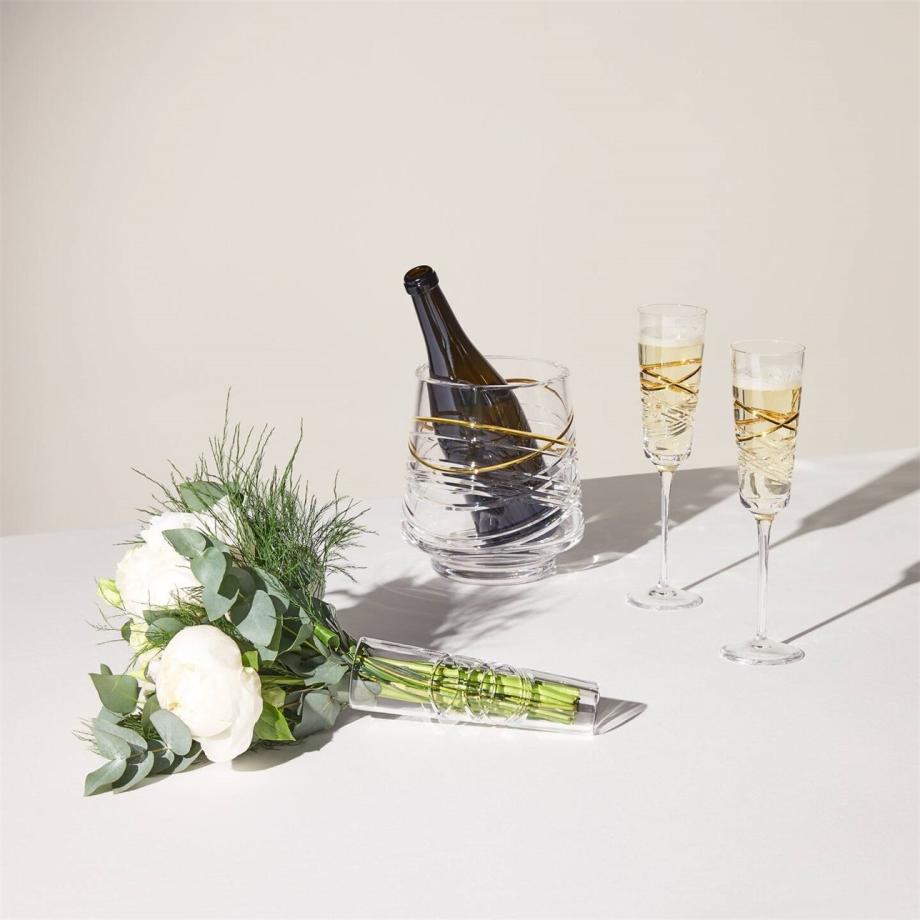 Aran Gilded Flute, Set of 2