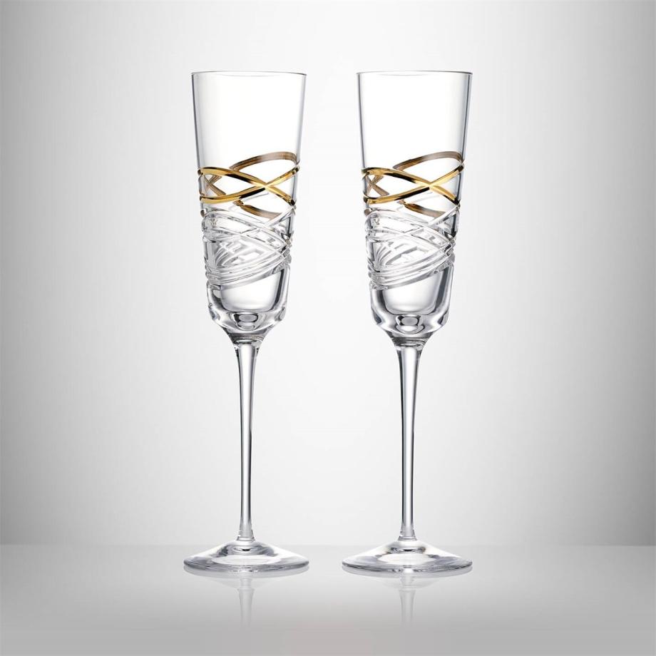 Aran Gilded Flute, Set of 2