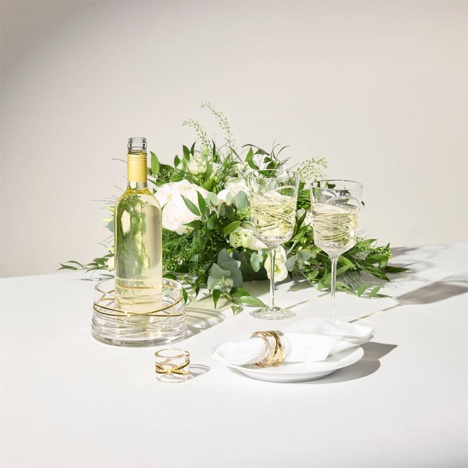 Aran Gilded Bottle Coaster