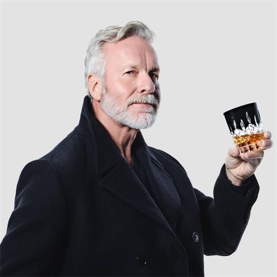 Lismore Black Tumbler, 310ml, Set of 2