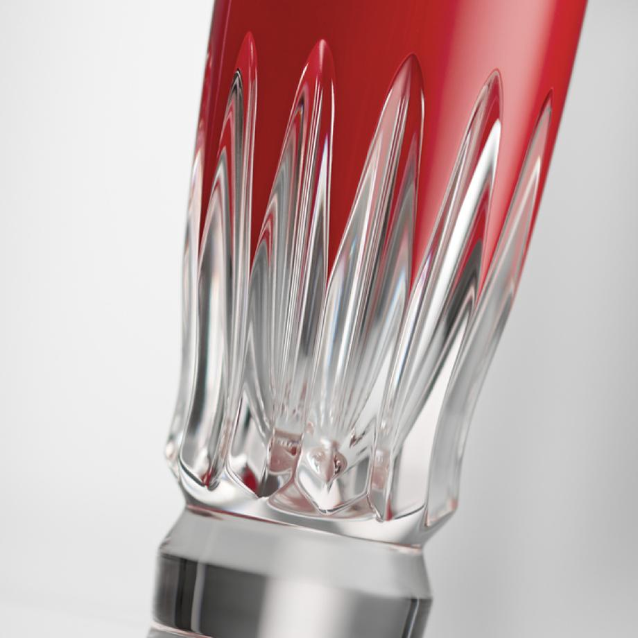 New Year Shot Glasses Firework, Set of 2, Red