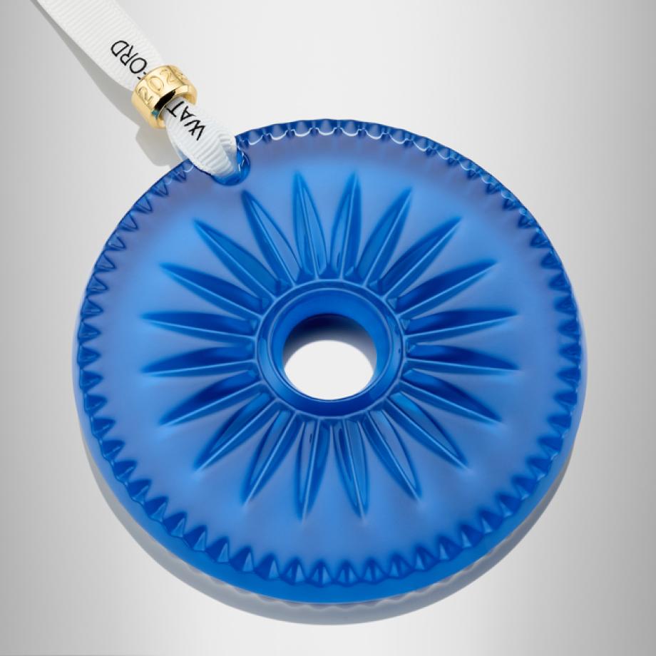 New Year Disc Firework Blue