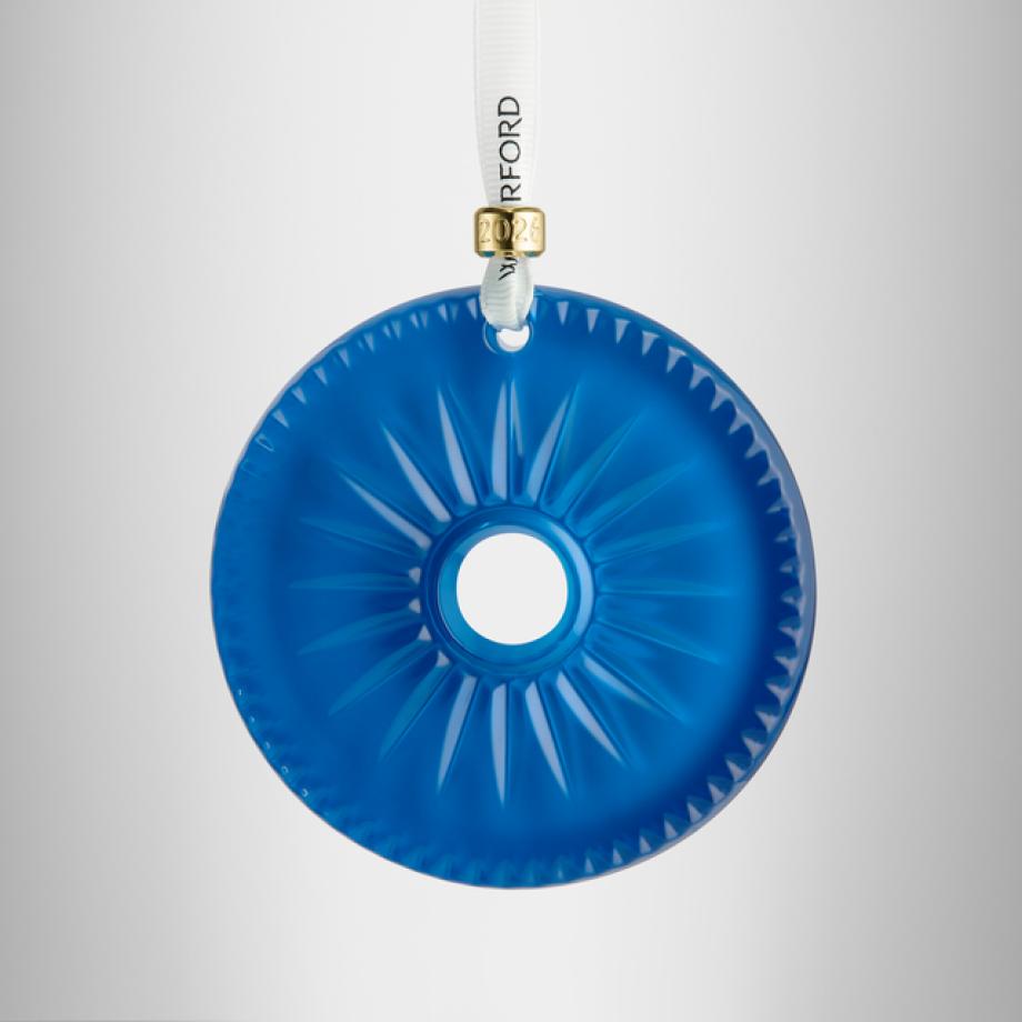 New Year Disc Firework Blue