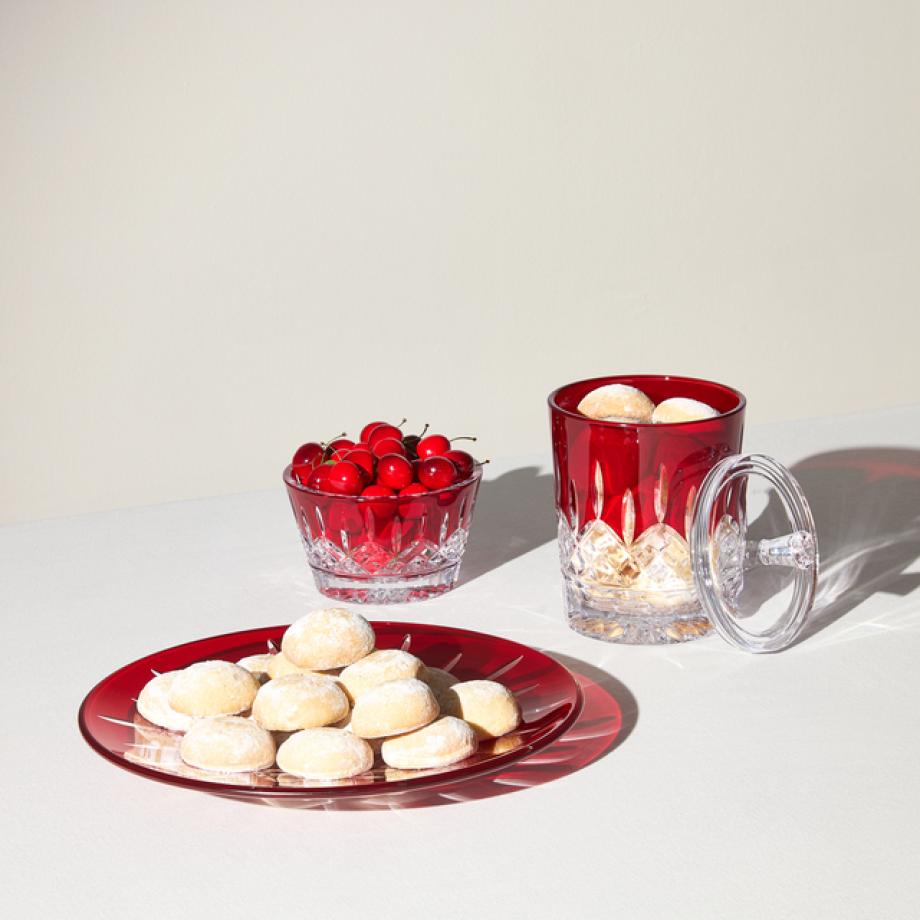 Lismore Red Decorative Plate 30cm