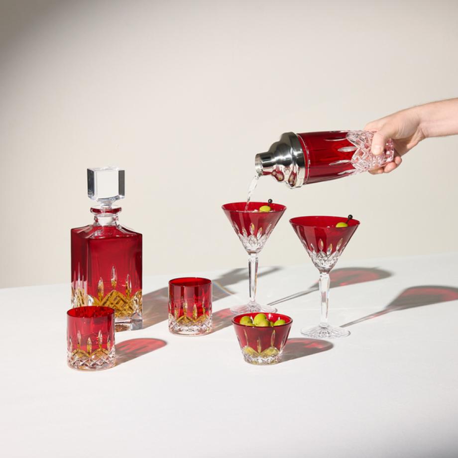 Lismore Red Votive 9cm