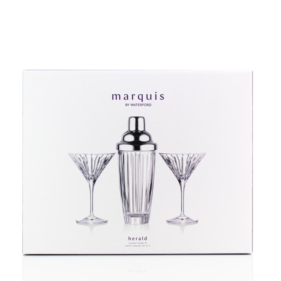 Marquis Herald Cocktail Shaker & Martini Set of 2