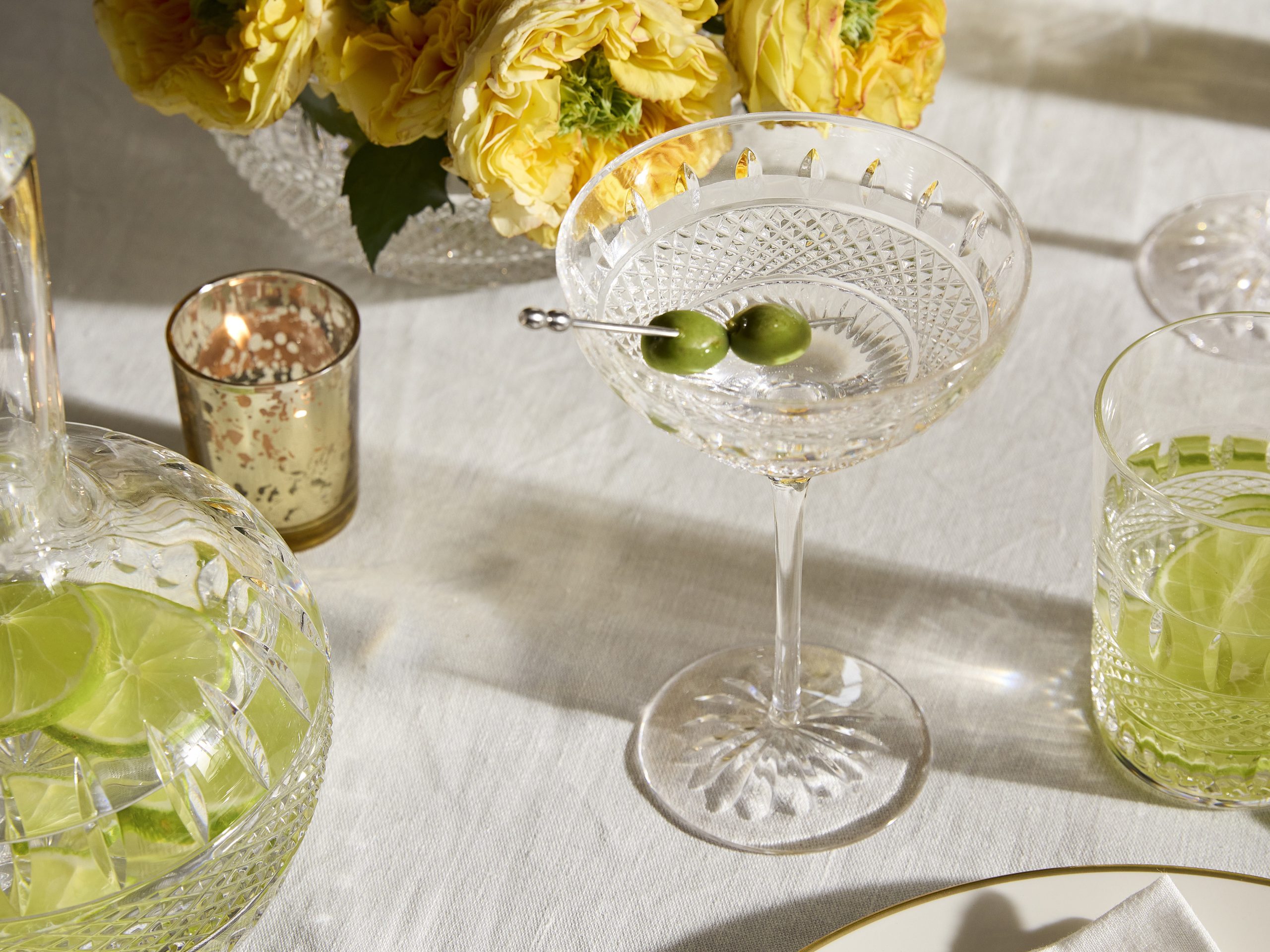 Waterford Mastercraft Irish Lace Martini glass